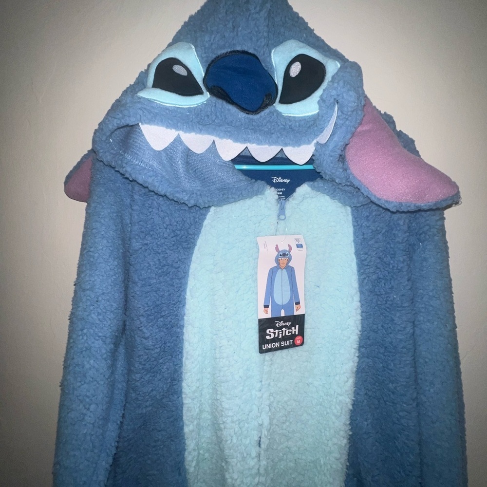 Disney Stitch Hooded Union Suit NWT‎ Medium